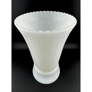 Vintage E.O. Brody Co. Milk Glass Vase